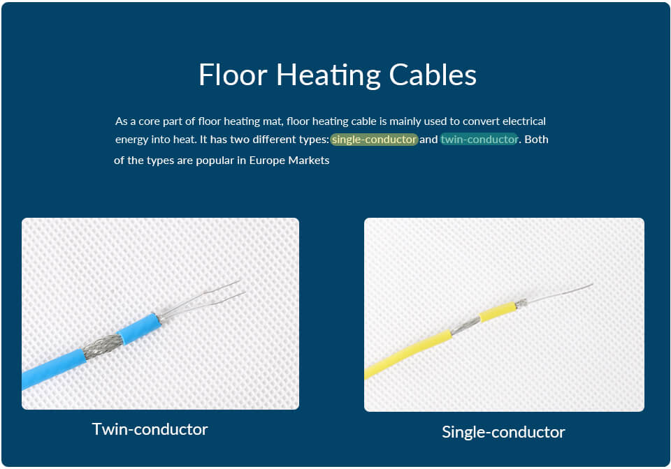 Two-Types-of-Floor-HEating-Cables